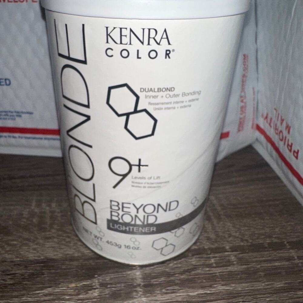 Kenra Color Blonde Beyond Bond Lightener 9+ Levels of Lift DualBond hair care